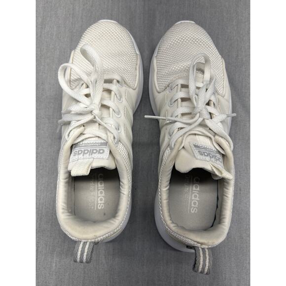 Adidas Cloudfoam Lite Racer AW4262 Mens White Running Shoes Sneakers Size 7 - Picture 9 of 11